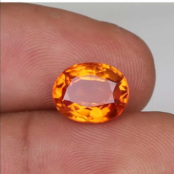 4.10 Ct Natural Padparadscha Orange Sapphire
